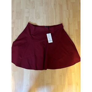 High Waist A-Line Flared Casual Pleated Skater Mini Skirt 18